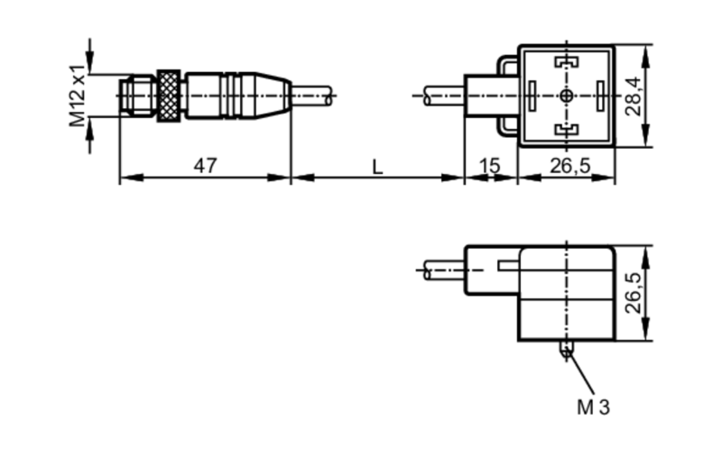 Соединительный кабель E11949 Ifm electronic