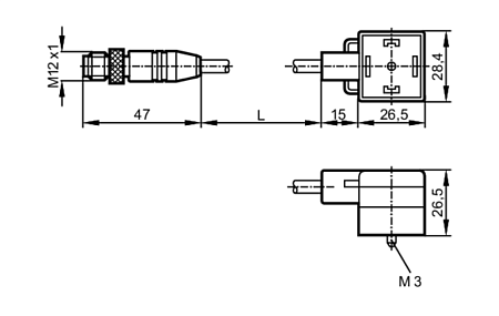 Соединительный кабель E11949 Ifm electronic