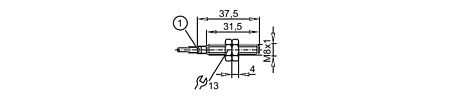 Индуктивный датчик IES214 Ifm electronic
